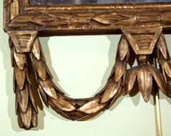 18th Century Italian Carved Giltwood Mirror