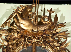 18th Century Italian Carved Giltwood Mirror