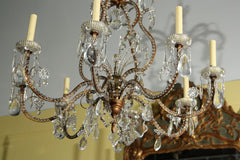 Beaded Crystal Chandelier