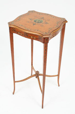 Painted Satinwood Occasional Table