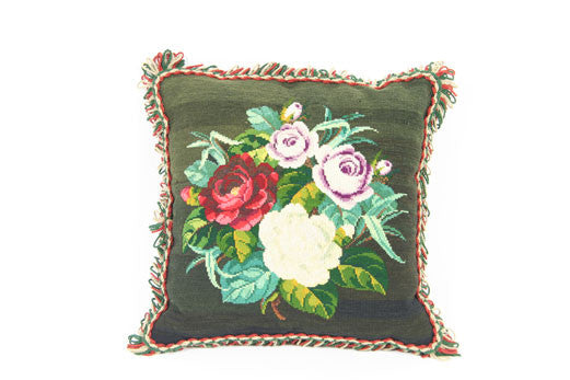 Accents, Antique Needlepoint Pillows